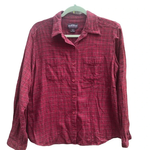 WOMENS WOOLRICH FLANNEL - Picture 1 of 4